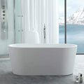 Vintage Tub & Bath Chloe 59 Inch Acrylic Double Ended Freestanding Tub - No Faucet Drillings