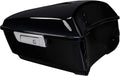 TCMT 13.7' King Motorcycle Trunk Box W/Latch Key Fit For Harley 2014-2025 Touring CVO Road King Road Glide Street Glide Electra Glide Ultra Limited Midnight Blue