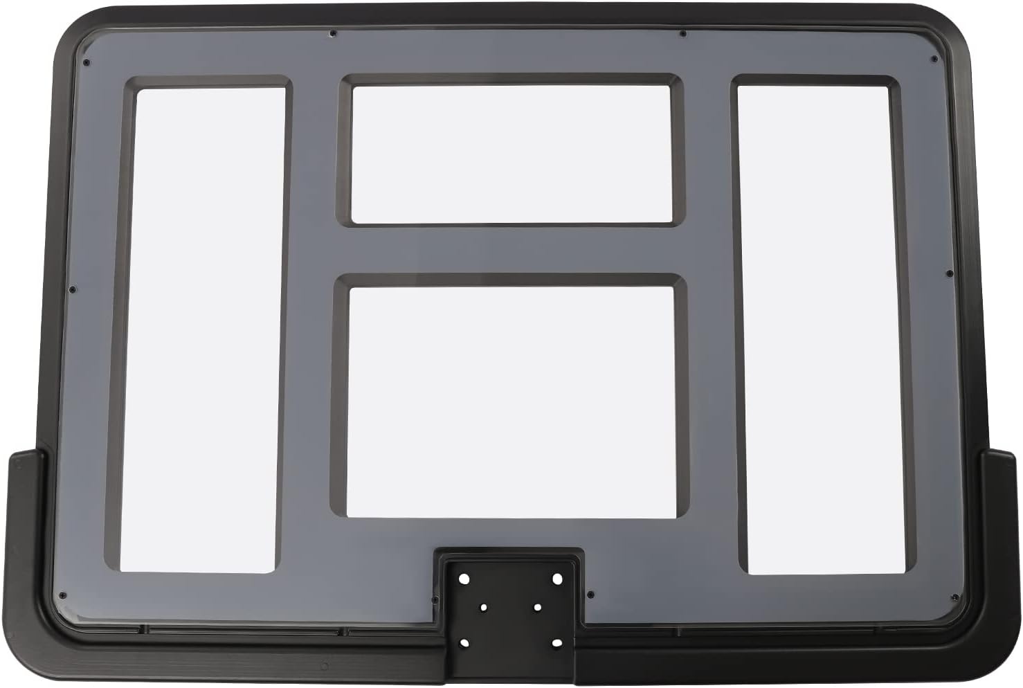 Wall Mounted Basketball Hoop, Adjustable-Height Basketball Backboard + Mounting Bracket Combination Kit, Shatter-Proof Material Can Be Installed Indoors and Outdoors for Home Training and Club
