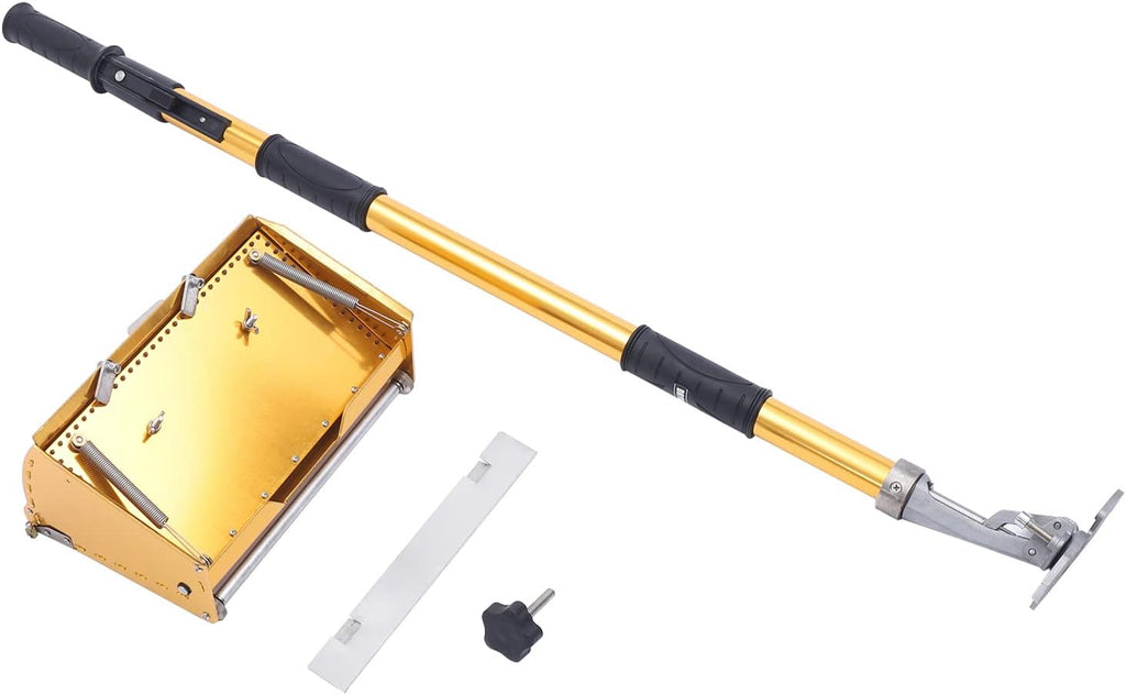 10inch Drywall Taping and Finishing Tool Set, Drywall Corner Tool Set Handtool with Extendable Handle, Adjustable Rod Length 2.95-4.92ft, 5 Rod Adjustable Gears