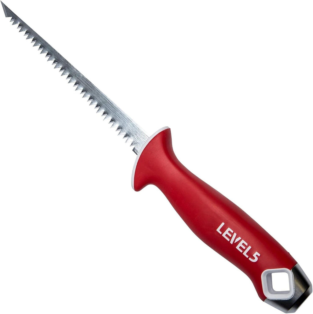 Finisher's Hand Tool Set w/Bag - Premium Joint & Taping Knives, Mixer, Jab Saw, Mud Pan + Free Bag | 5-680