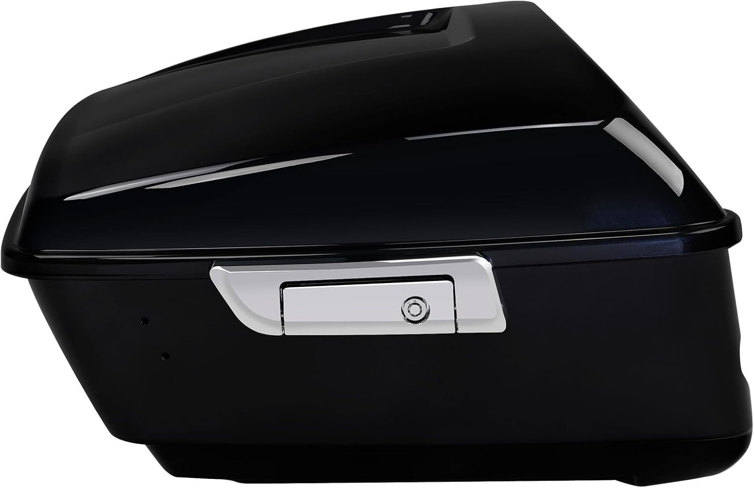 TCMT 13.7' King Motorcycle Trunk Box W/Latch Key Fit For Harley 2014-2025 Touring CVO Road King Road Glide Street Glide Electra Glide Ultra Limited Midnight Blue