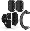 Safetech Hardware ViperX2 Gravity Gate Latch, MegaKlik Gate Hinges & Gate Handle Bundle