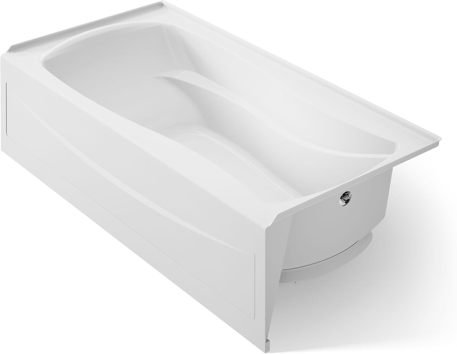 KOHLER K-1257-GHRA 72' X 36' Integral Apron Heated Bubblemassage™ Air Bath With Right-Hand Drain
