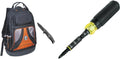 Klein Tools Backpack Kit with 39-Pocket Backpack and Electricians Pocket Knife, 2-Piece and 11-in-1 Ratcheting Screwdriver/Nut Driver Tool