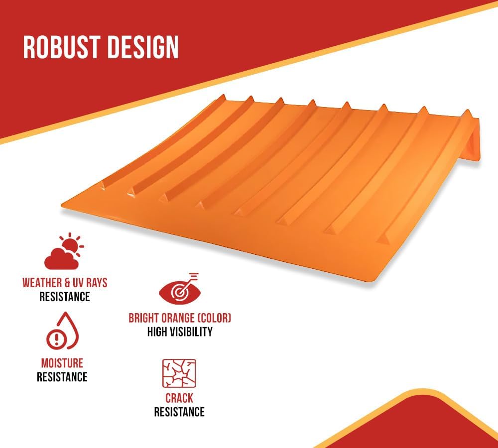 Mytee Products (10 Pack) 9'x48'x36' (Drop) Brick Guard V Shaped Corner Protector - Orange Edge Guard - Weather & Abrassion Resistant - Fit Upto 7 Straps of 4'