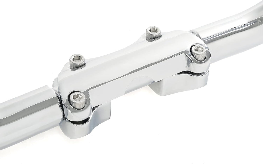TCT-MOTORPARTS 12' Rise Ape Hangers Bars 1-1/4' Handlebars Fit for Harley Touring Electra Street Glide, Ultra Limited and Tri Glide models, Dressers, Baggers