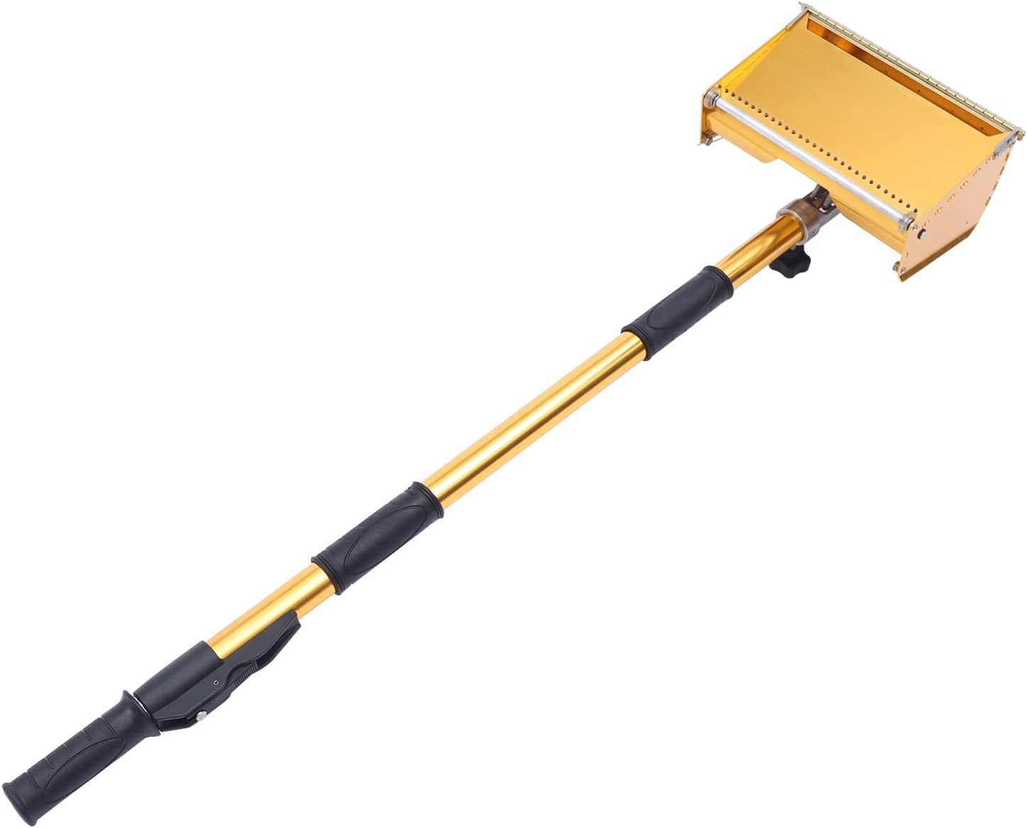 10inch Drywall Taping and Finishing Tool Set, Drywall Corner Tool Set Handtool with Extendable Handle, Adjustable Rod Length 2.95-4.92ft, 5 Rod Adjustable Gears