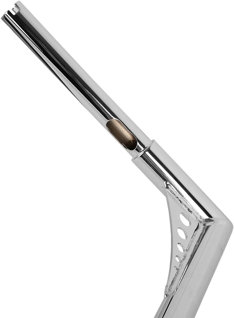 TCT-MOTORPARTS Chrome 16' Rise Ape Hangers Bars 1-1/4' Handlebars Fit for Harley Touring Electra Street Glide, Ultra Limited and Tri Glide models, Dressers, Baggers