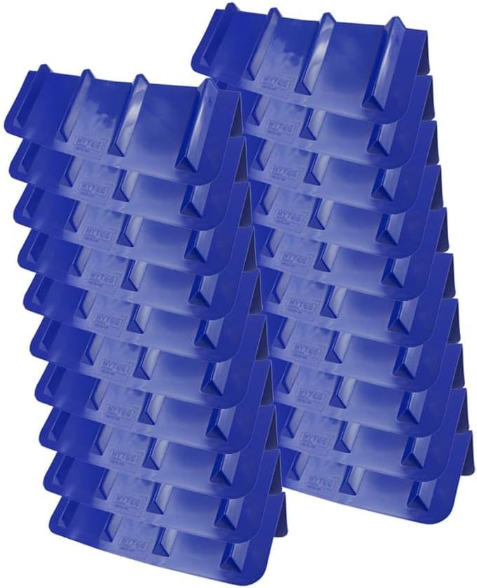 Mytee Products (20 Pack) Blue Corner Protector V Shaped Edge Guard 8' x 8' x 24' Inches