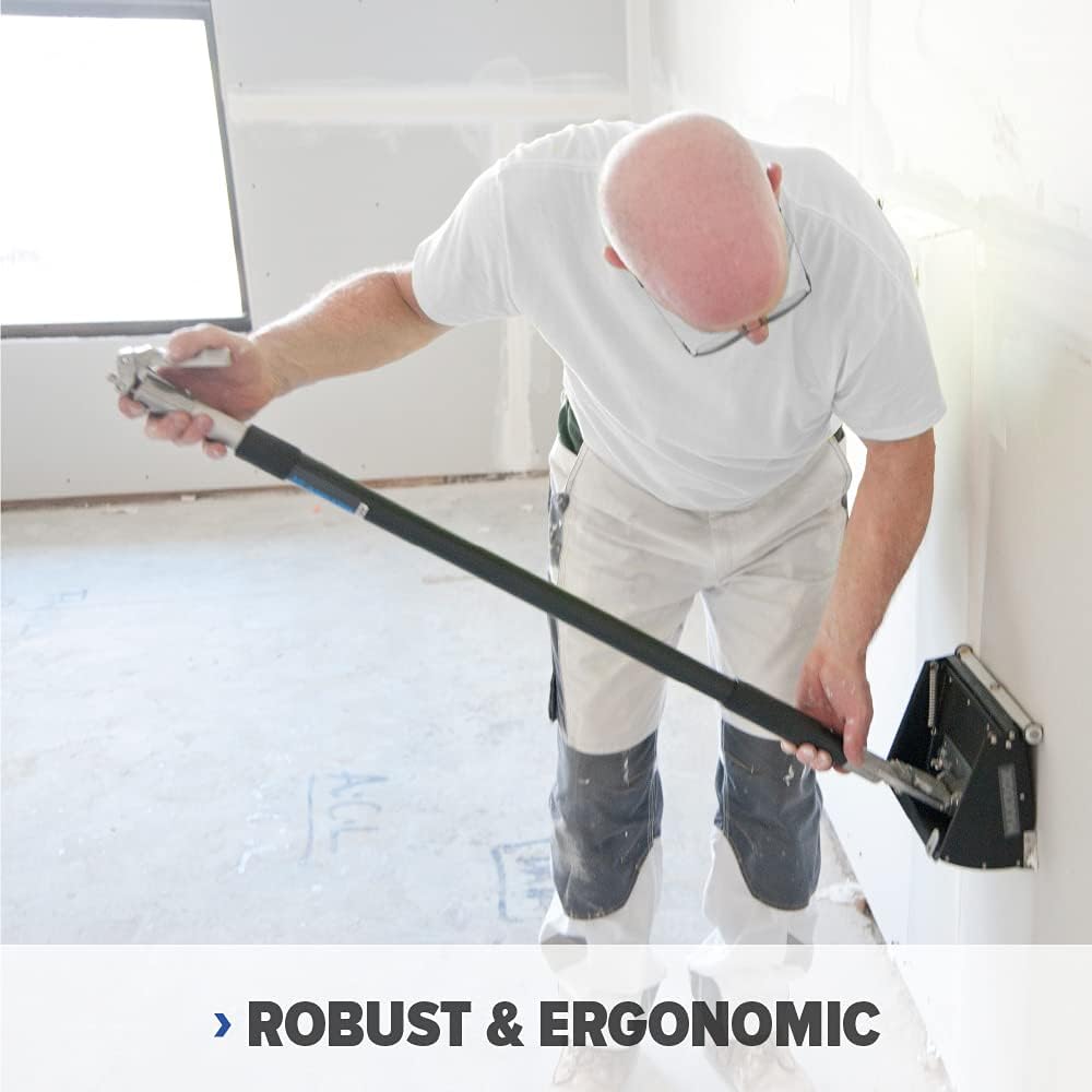 Asgard Drywall Taping Tools Extendable Flat Box Handle with Brake - PRO GRADE 5-Year Warranty