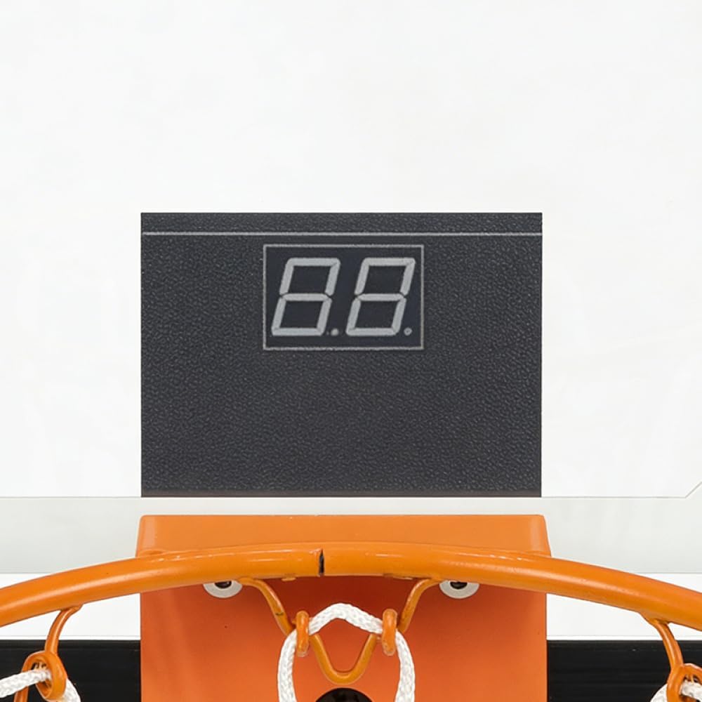Compact Indoor Basketball Hoop for Home Office or Apartment Use – Over-the-Door Mount Design with Score Counter and Durable Steel Rim