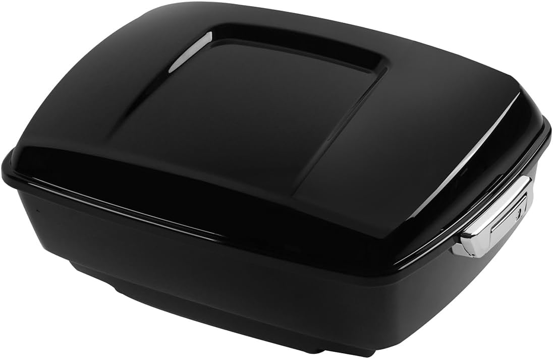 TCMT 13.7' King Motorcycle Trunk Box Fits For Harley Davidson 2014-2025 Touring CVO Road King Road Glide Street Glide Electra Glide Ultra Limited Pack