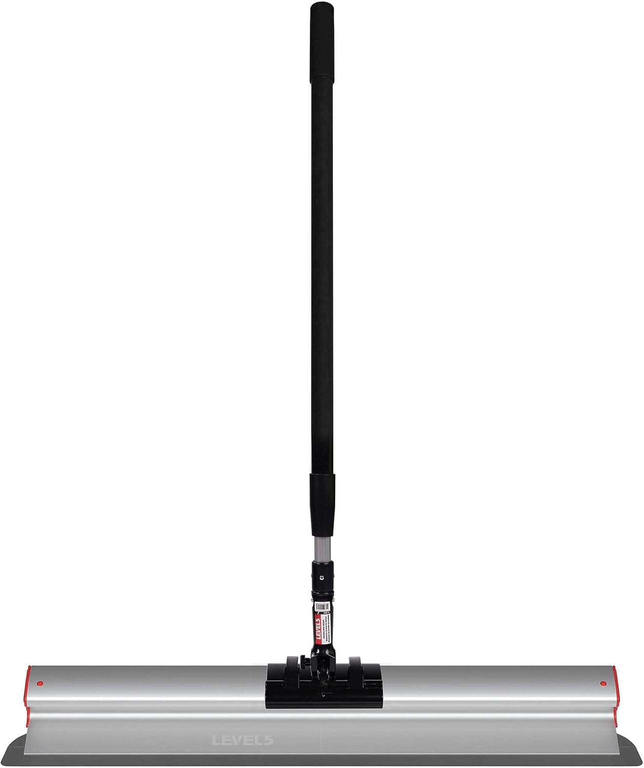 LEVEL5 Skimming Blade Combo, 32' Blade + 38.5' - 63' Extension Handle | Smoothing/Knockdown Drywall Knife | Extruded Aluminum & European Stainless Steel Construction | High-Impact End Caps | 5-426