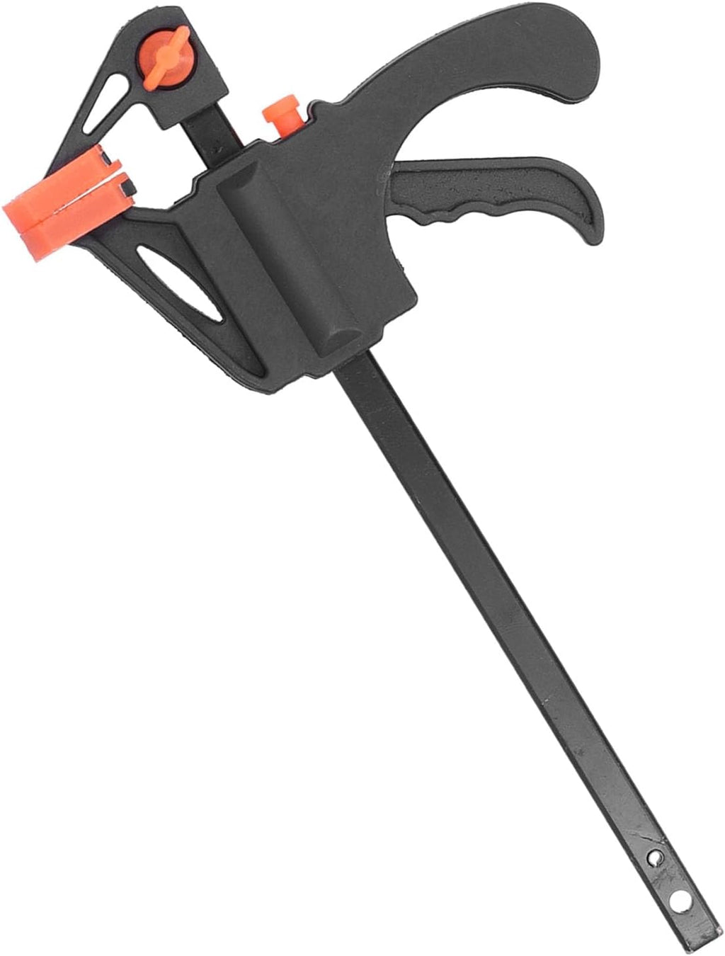 Ratchet Bar Clamp Quick Release Woodworking Clamp with Soft Jaw Pad for Furniture Manufacturing and Packaging Industries ABS Iron Construction Durable and Reliable (24 inch)