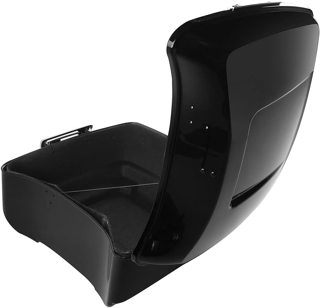 TCMT 13.7' King Motorcycle Trunk Box Fits For Harley Davidson 2014-2025 Touring CVO Road King Road Glide Street Glide Electra Glide Ultra Limited Pack