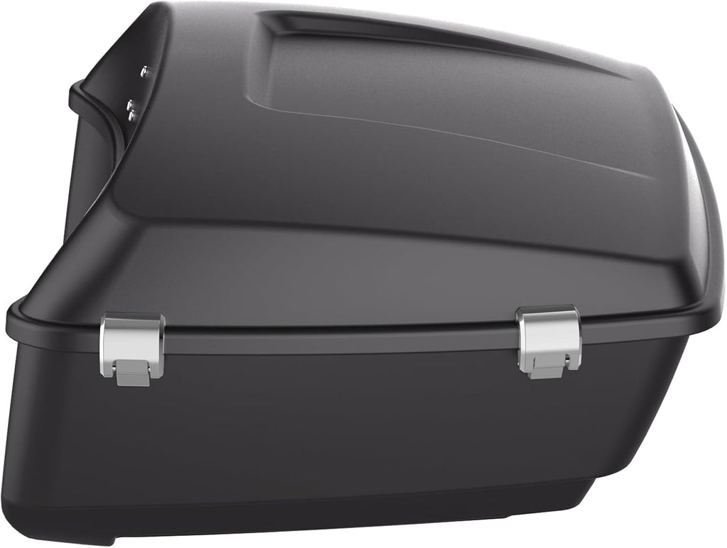 TCMT King Motorcycle Trunk Fit for Harley Touring 2014-2025 CVO Road King Road Glide Street Glide Electra Glide Ultra Limited Pack Industrial Gray Denim