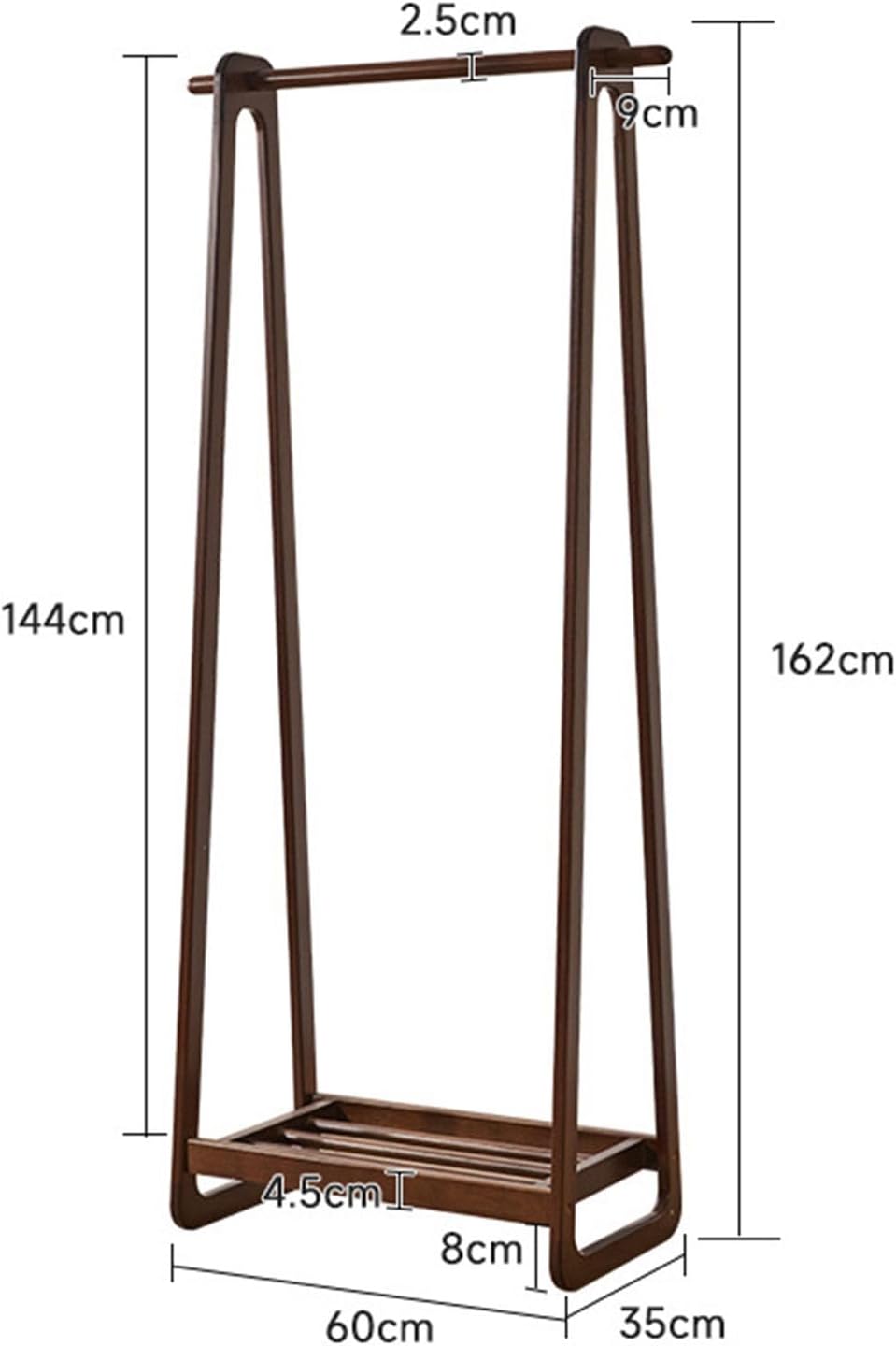 Clothes Rack, Heavy Duty Clothing Rack Style Rolling Garment Rack with Shelf, for Bedroom, Laundry Room Retail Store Rustic