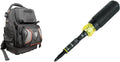 Klein Tools Electrician Tool Backpack with 48 Pockets and 11-in-1 Ratcheting Screwdriver/Nut Driver