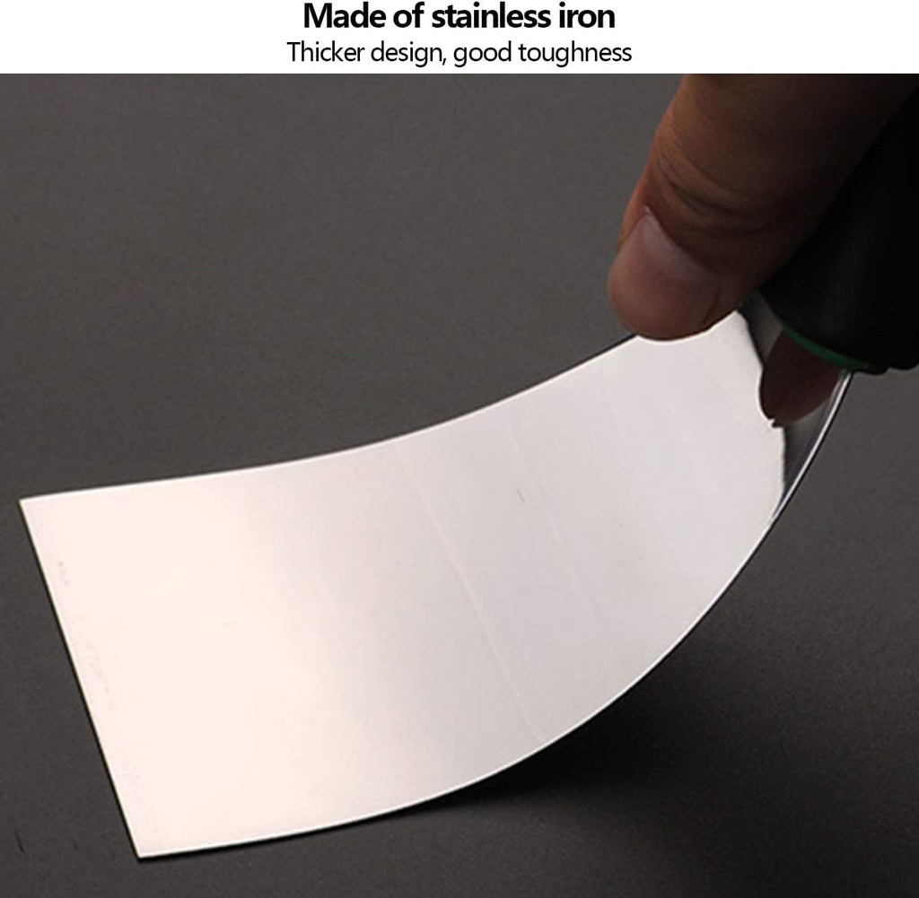 Wall Filler Tool,Filler Knife, Trowel Plastering Trowel 6 Piece Stainless Steel Putty Set,Putty Scraper Tool,Painting Tools,Drywall Scrapers