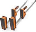Bora 40' Parallel Clamp Set, 2 Pack of Woodworking Clamps with Rock-Solid, Even Pressure, 571140T