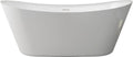 A&E Bath and Shower Hazel 67' Freestanding Bathtub with no Faucet