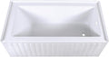 Aqua Eden VTDE603121R 60-Inch Acrylic 3-Wall Alcove Tub with Right Hand Drain Hole, White