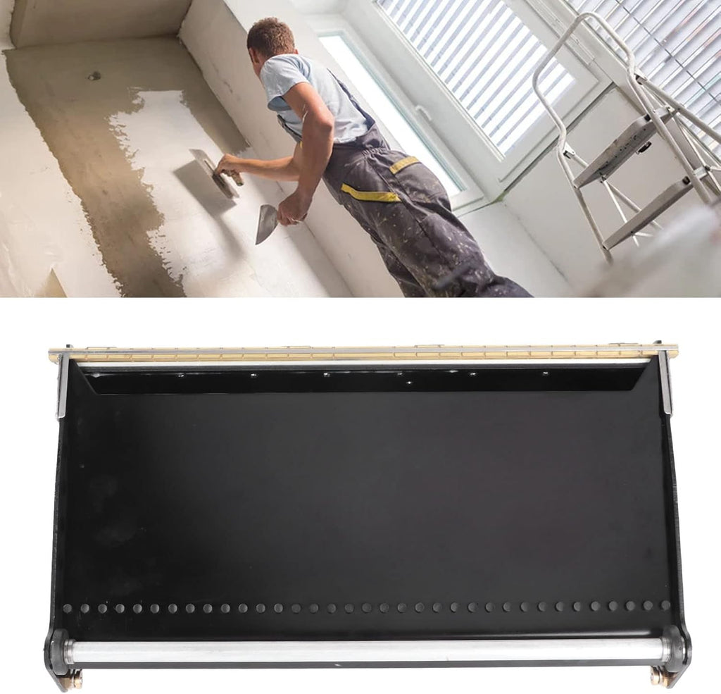 Drywall Taping Tools, Drywall Flat Box Drywall Finishing Tools Tools Putty Powder Scraper Wall Plastering and Scraping Flat Box for Plasterboard, Wallboard,