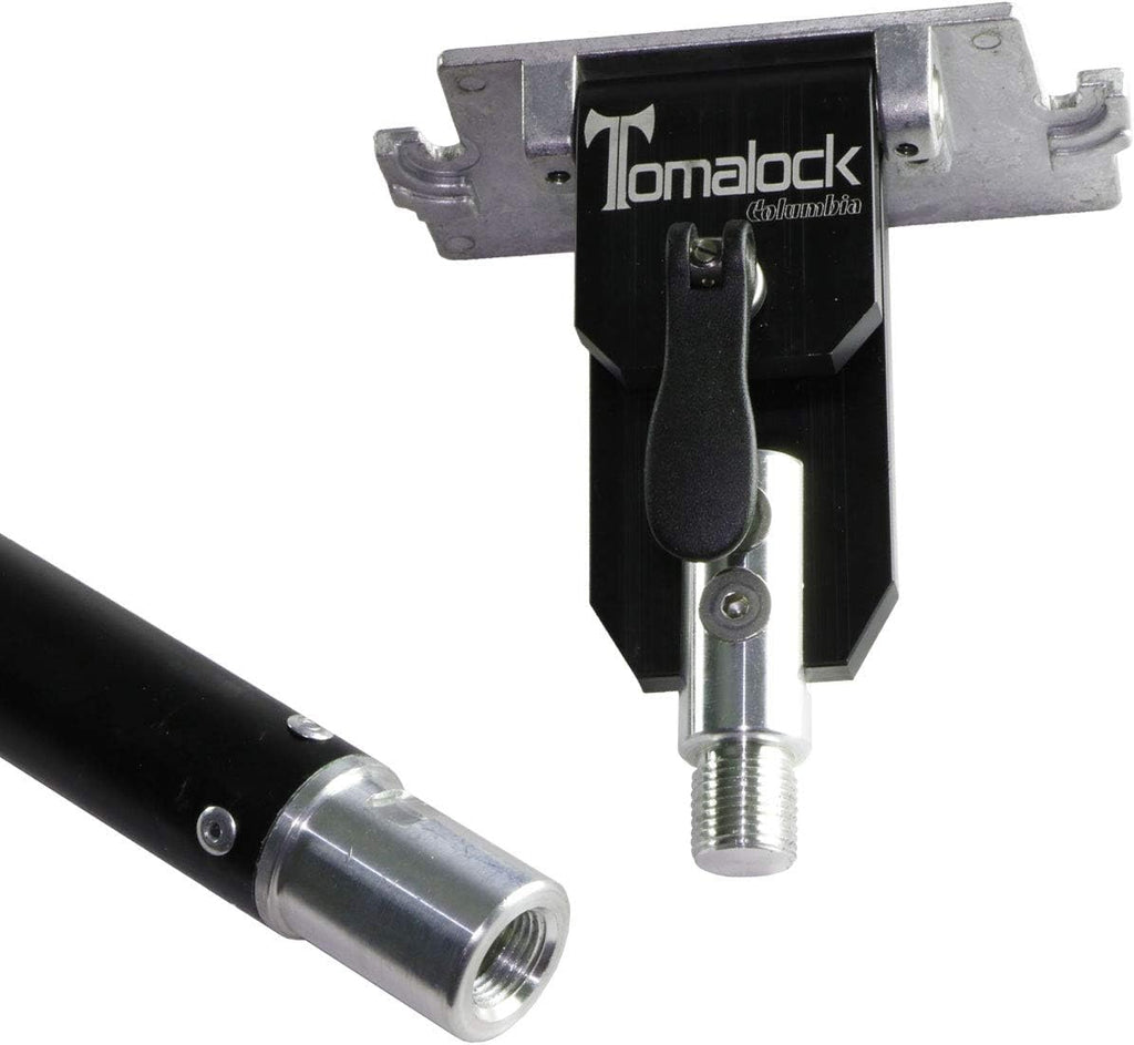 Columbia Tomalock Adaptor for ONE Handle, Aluminum, Silver, Smoothing Blade, Contoured Grip, Taping Knife, Shovel/Spade Adapter