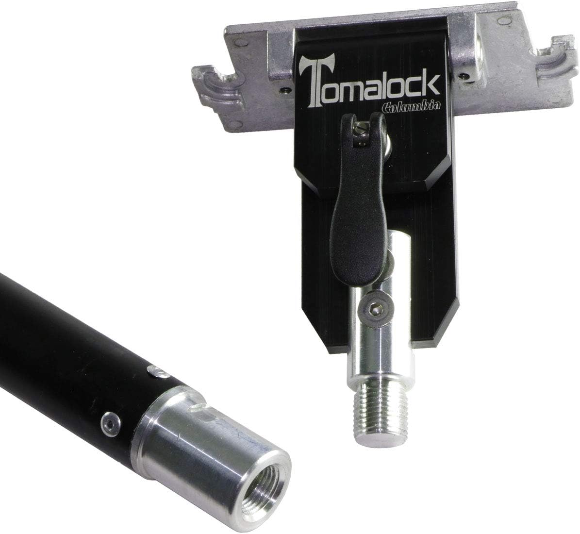 Columbia Tomalock Adaptor for ONE Handle, Aluminum, Silver, Smoothing Blade, Contoured Grip, Taping Knife, Shovel/Spade Adapter
