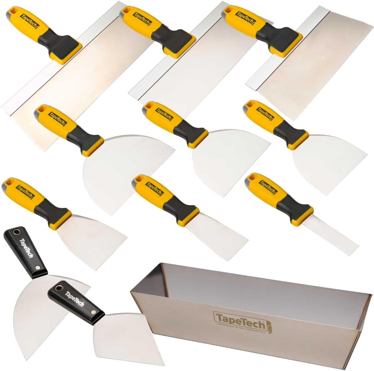 TapeTech ProMAXX Stainless Steel Hand Tool Set Joint/Taping Knives