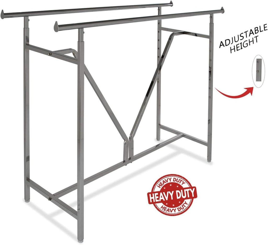 Heavy Duty 'V' Construction Double Bar Rack