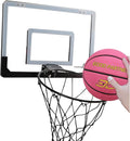 Basketball Rim Indoor Wall-Mounted Basketball Hoop,Children's Adult Mini Basketball Board,Interesting Fitness Training Equipment (Size : 45x30cm)
