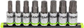 GRIPEDGE HEX Bit Socket Set | 8-PC - 1/2'' Drive Metric RPT Hex Driver Set | Sizes 10, 11, 12, 14, 15, 16, 17, 19 MM | Made With S2 Steel | Includes Premium Aluminum Storage Rail |