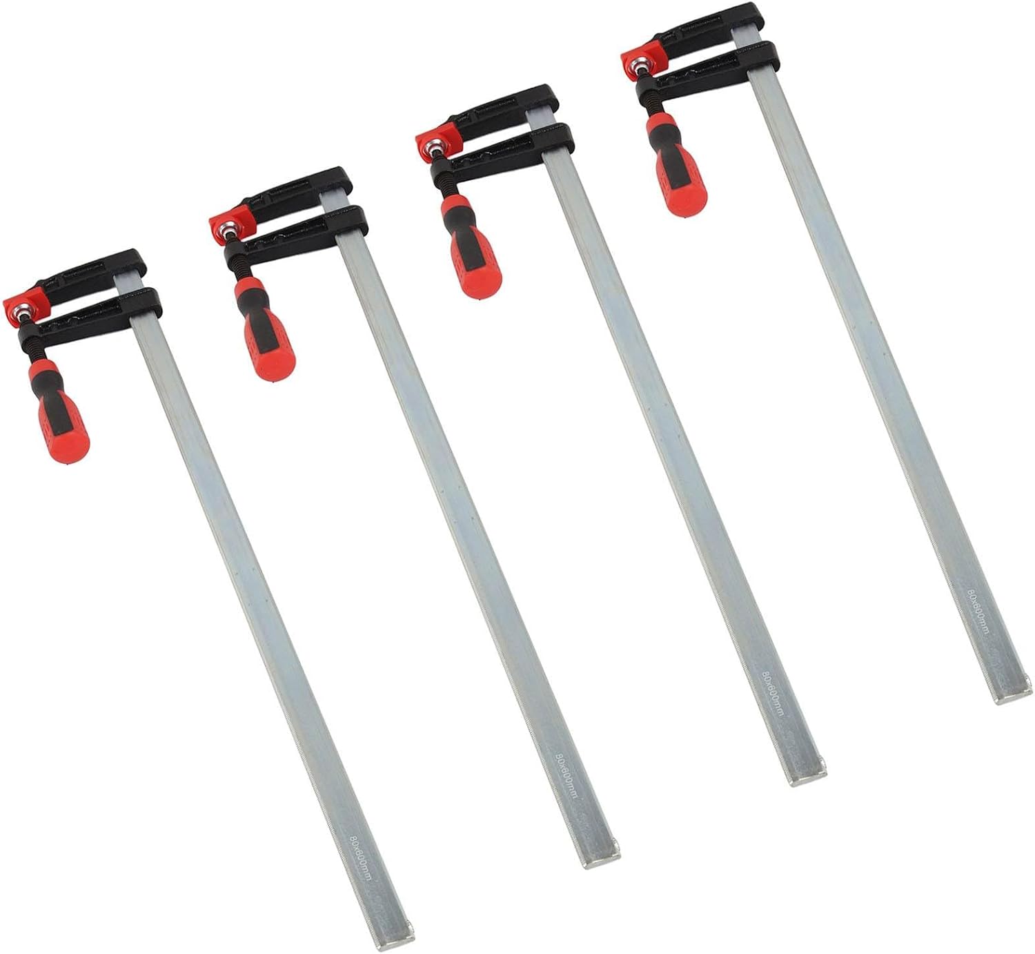 Quick Slide Heavy Duty Woodworking F Clamps Bar Clips for Woodworking Gluing and Splicing Processing 80 * 600mm Hand Tool Kit