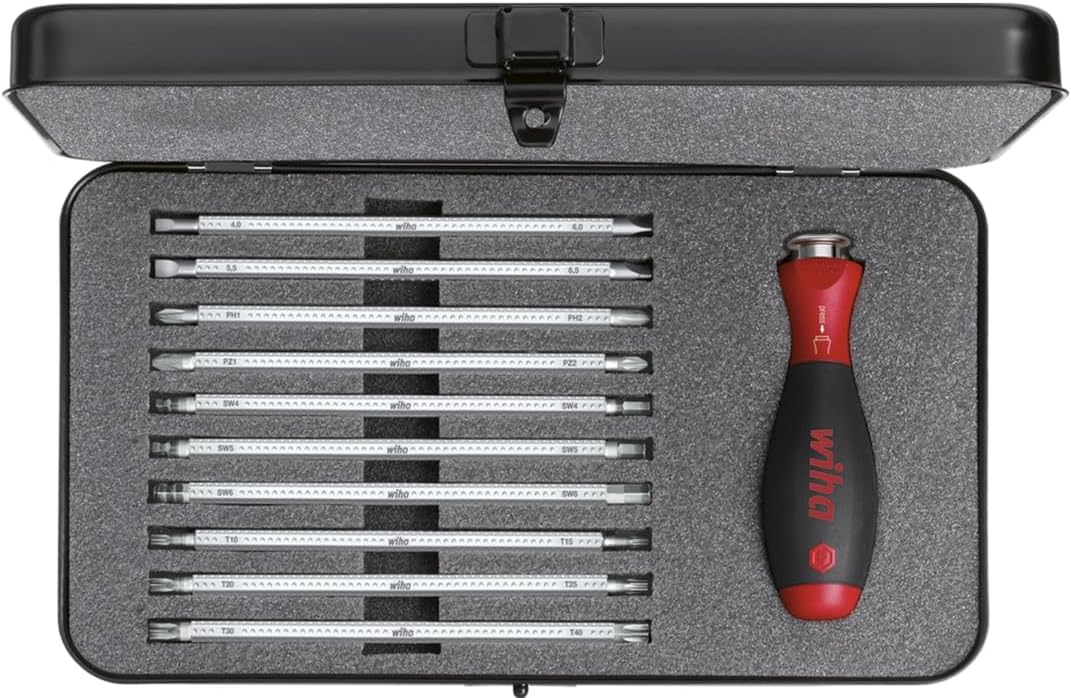 Wiha 281EB11 System 6 Combi- Screwdriver Set 11 Piece