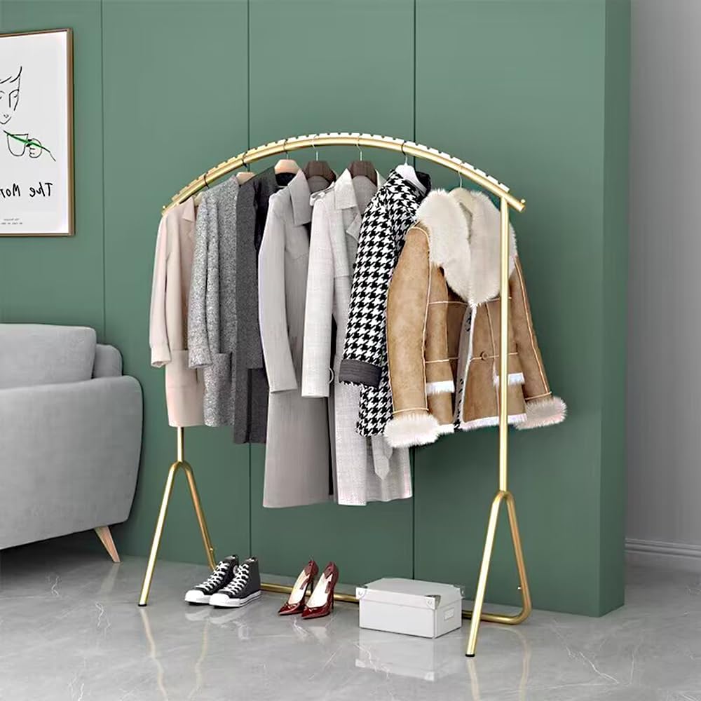 Wall Mounted Industrial Display Stand, for Clothing Store Organization - Clothes Rail Garment Rack for Entrance Porch - Storage Pipe Shelf (B-80x150cm