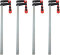 Heavy Duty F Clamps Woodworking Bar Clips Quick Slide DIY Hand Tool Kit 80 * 600mm for Woodworking Gluing and Splicing Processing
