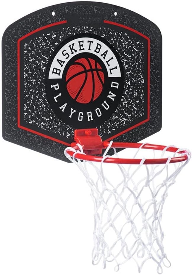 Mini Basketball Hoop-Over The Door Plastic Toy Backboard 8 X 13.4'with Net,Simple Assembly,Hanger Mount Game for Kids Or Adults