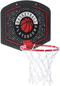 Mini Basketball Hoop-Over The Door Plastic Toy Backboard 8 X 13.4'with Net,Simple Assembly,Hanger Mount Game for Kids Or Adults