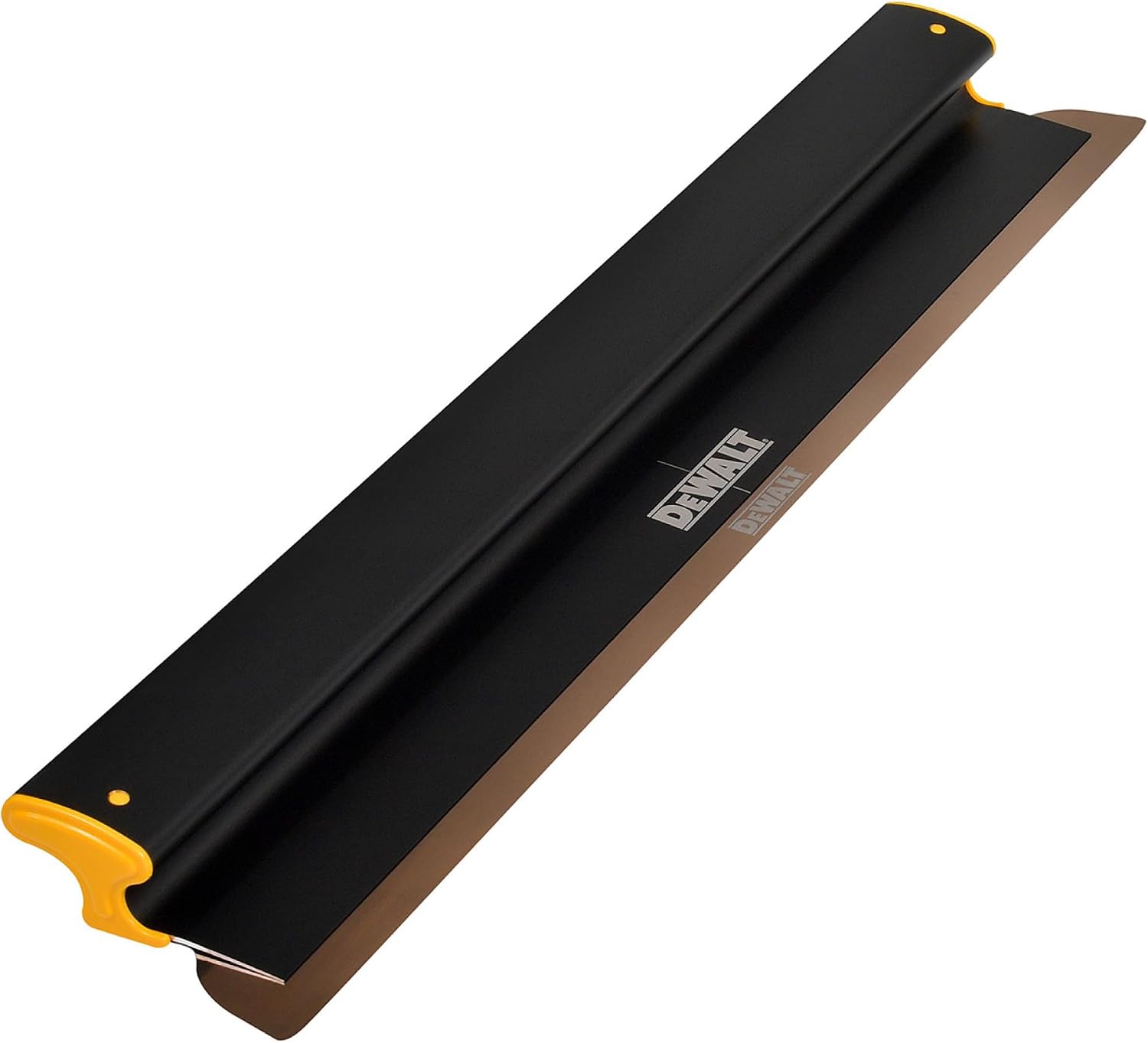 DEWALT Drywall Skimming Blade, 32-Inches | Pro-Grade | Extruded Aluminum & European Stainless Steel Construction | High-Impact End Caps | Sheetrock Gyprock Wall-Board Plasterboard | DXTT-2-932