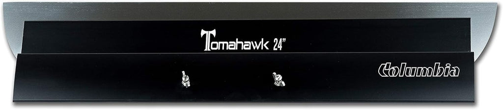 Columbia Tomahawk 24' Aluminum Smoothing Blade - Heavy-duty Wipe Down and Finishing Knife, Plastic Handle