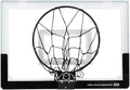 Basketball Rim The Wall-Mounted Basketball Hoop Can Be Folded for Storage, Children's Mini Outdoor Basketball Board (Color : Black, Size : 45.5x30.5cm)