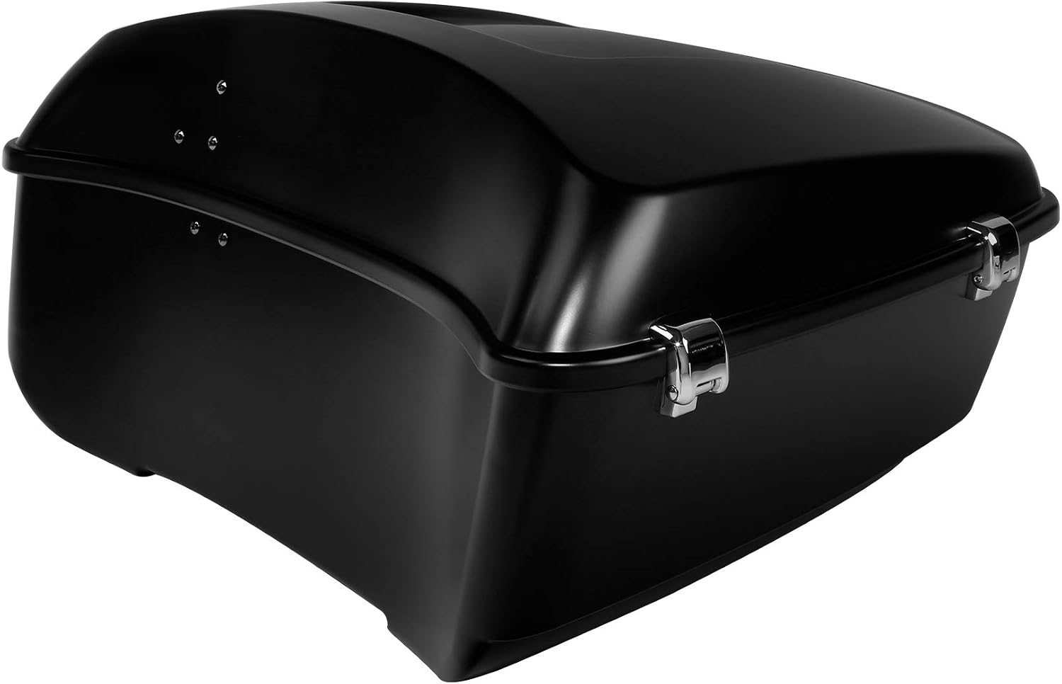 Black Denim 13.7' King Trunk W/Latch Key Fit For Harley Trunk Touring CVO Road King Road Glide Street Glide Electra Glide Ultra Limited 2014-2025