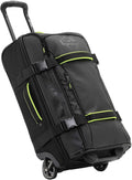 Harley-Davidson 21' Nomad Wheeling Duffel Bag w/Shark Wheels - Black/Lime (21')
