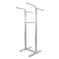 Econoco Adjustable 4-Way Rack, Satin Chrome