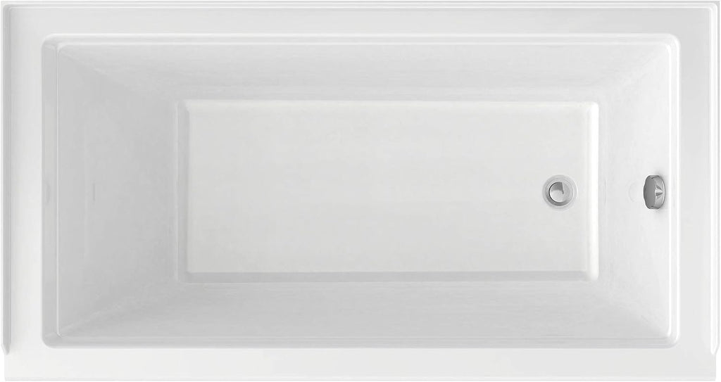 Town Square S 60'x32' Bathtub- Right Drain in White