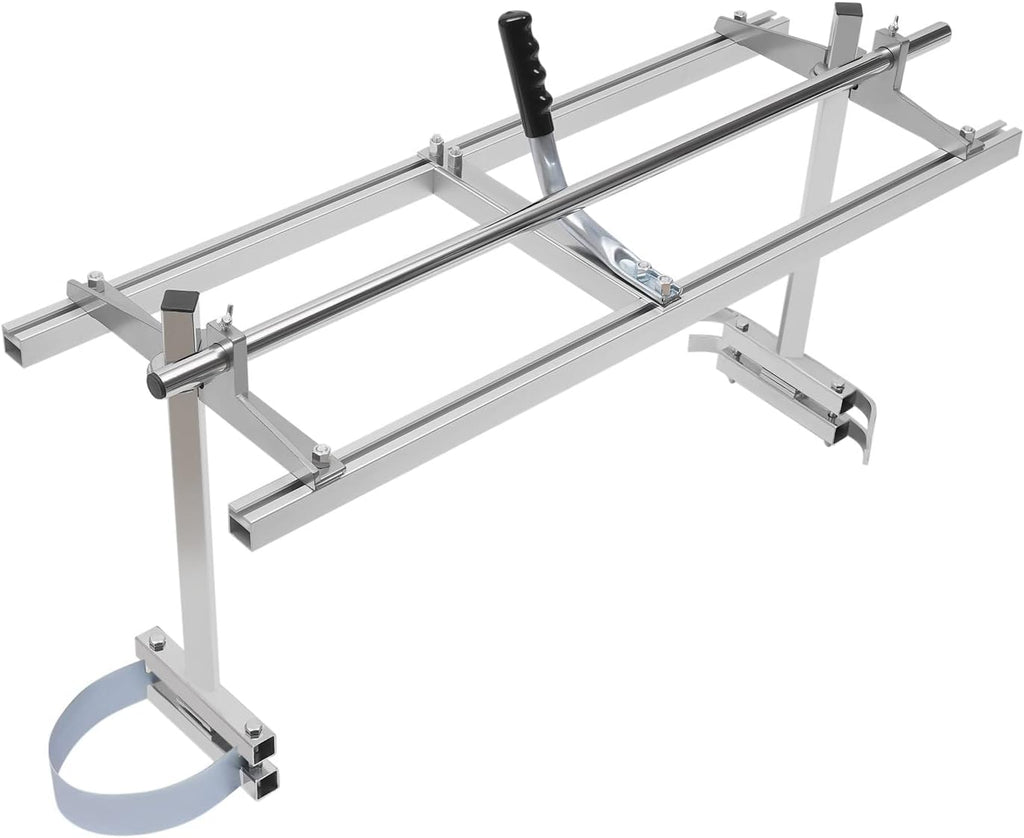 Mobile Sawmill 14-36 Inch Chainsaw Mill Saw Aid Bar Cutting Block Band Saw Aluminium Flexible Wood Milling Cutting Guide System Board Sawmill for Woodworker
