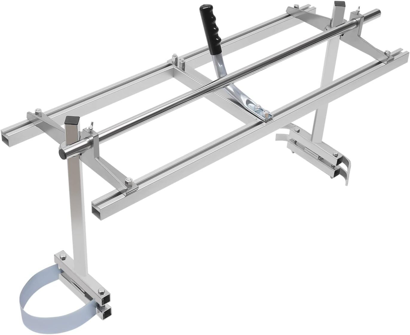Mobile Sawmill 14-36 Inch Chainsaw Mill Saw Aid Bar Cutting Block Band Saw Aluminium Flexible Wood Milling Cutting Guide System Board Sawmill for Woodworker