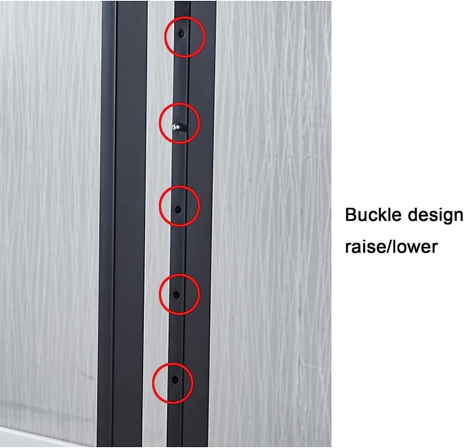 Floor Standing Metal Garment Rack for Hanging Clothes Adjustable 6 Way Rack with Clothes Shelves Heavy Duty Retail Display Rack White Color